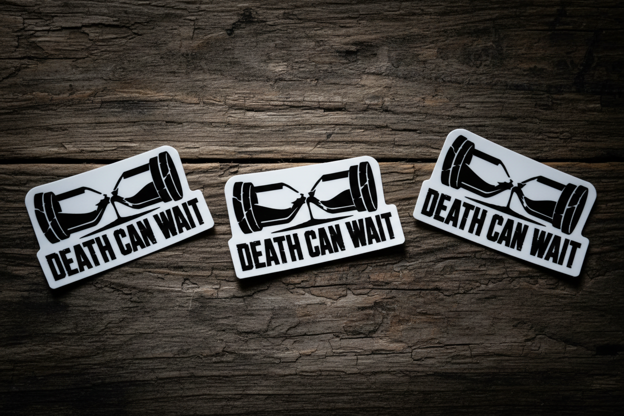 3 Death Can Wait Stickers