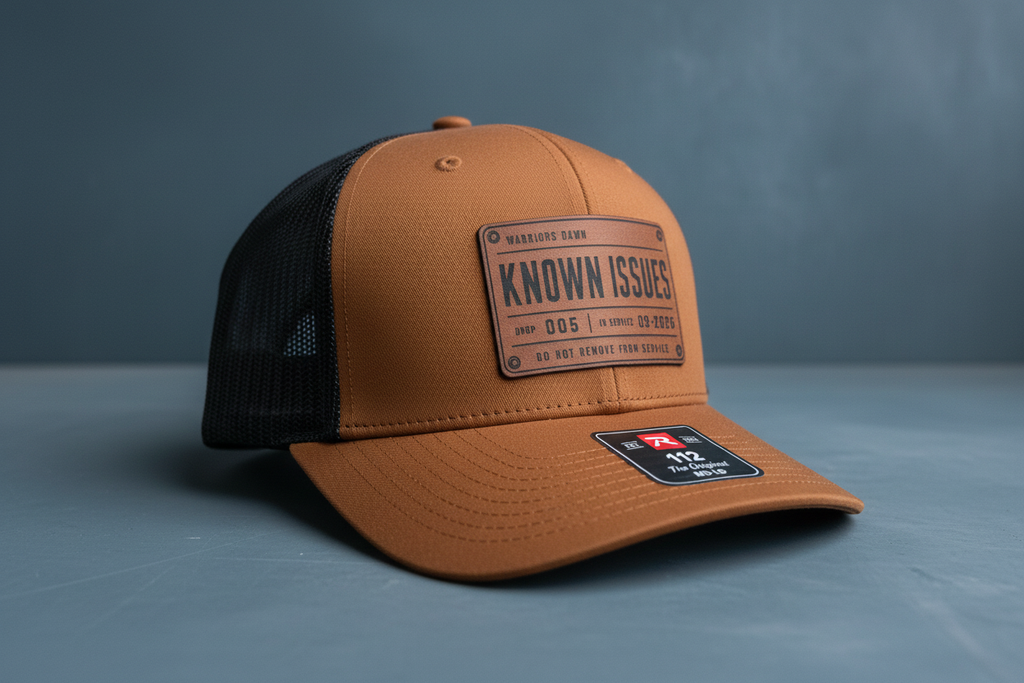 Caramel front and black mesh Richardson 112