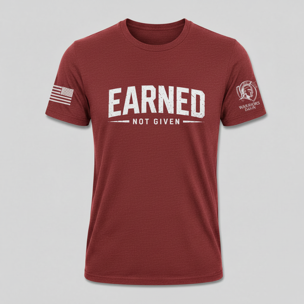 Earned Not Given - Vintage Red Triblend