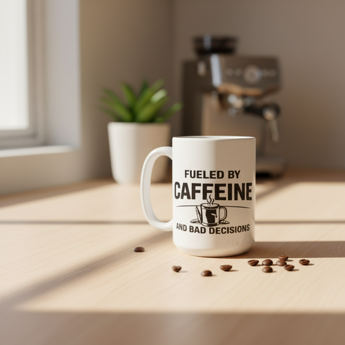 FUELED BY CAFFEINE AND BAD DECISIONS - 48 HOUR COFFEE MUG BUNDLE