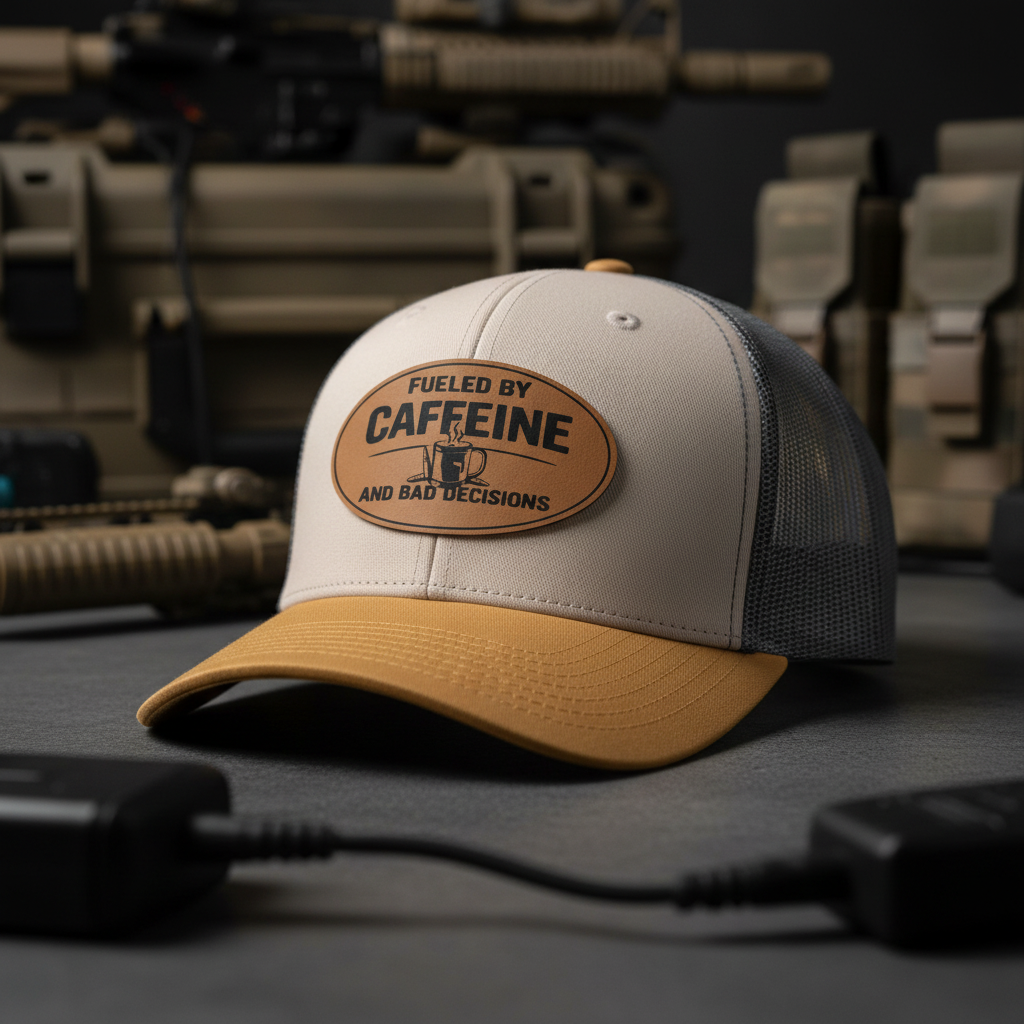 Richardson 112 with Tan Caffeine Patch in Tactical Setting
